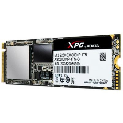 Накопитель SSD M.2 2280 1TB ADATA (ASX8000NPC-1TM-C)