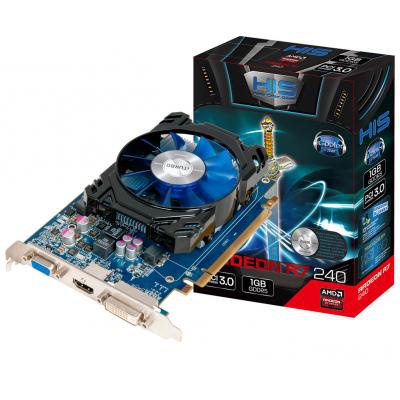 Видеокарта HIS Radeon R7 240 1024Mb iCooler Boost Clock (H240FC1G)