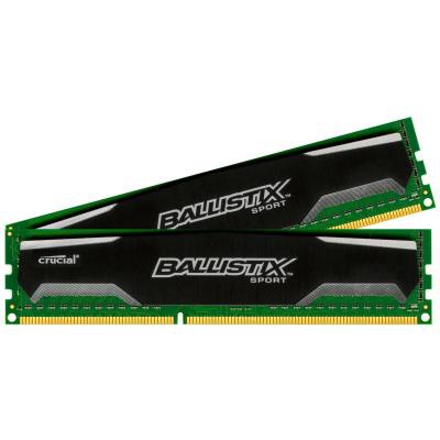 Модуль памяти для компьютера DDR3 8GB (2x4GB) 1600 MHz Ballistix Sport MICRON (BLS2CP4G3D1609DS1S00CEU)