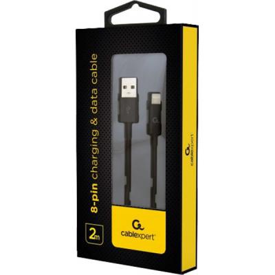 Дата кабель USB 2.0 AM to Lightning 2.0m Cablexpert (CC-USB2P-AMLM-2M)