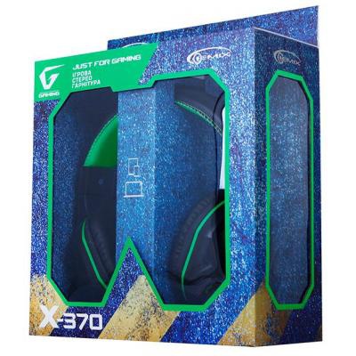 Наушники Gemix X-370 black-green