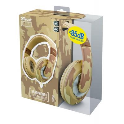 Наушники Trust Sonin Kids Over-Ear Desert Camo (22204)