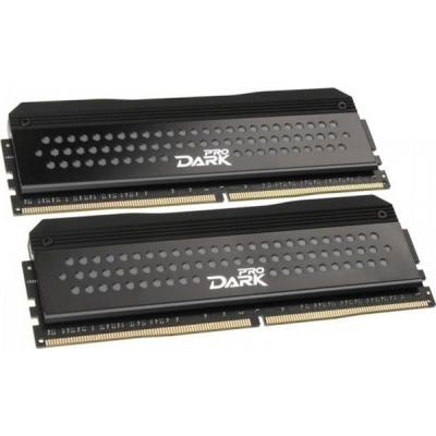 Модуль памяти для компьютера DDR4 16GB (2x8GB) 3200 MHz Dark Pro Black/Gray Team (TDPGD416G3200HC14ADC01)