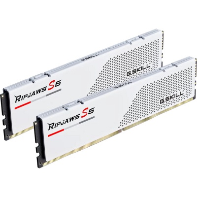 Модуль пам'яті для комп'ютера DDR5 64GB (2x32GB) 6000 MHz Ripjaws S5 G.Skill (F5-6000J3040G32GX2-RS5W)