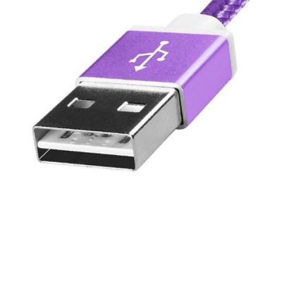 Дата кабель USB 2.0 – Micro USB 1.0m Purple ADATA (AMUCAL-100CMK-CPU)