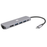 Концентратор 2E USB-C Slim Aluminum Multi-Port 6in1 (2EW-2684)