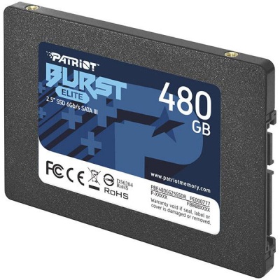 Накопитель SSD Patriot 2.5' 480GB Burst Elite (PBE480GS25SSDR)