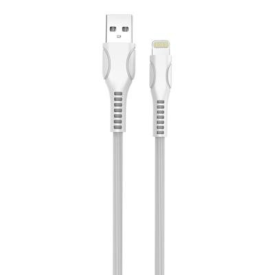 Дата кабель USB 2.0 AM to Lightning 1.0m line-drawing white ColorWay (CW-CBUL027-WH)