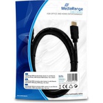 Кабель мультимедийный HDMI to HDMI 1.5m Mediarange (MRCS139)