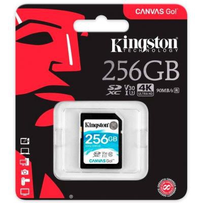 Карта памяти Kingston 256GB SDXC class 10 UHS-I U3 (SDG/256GB)
