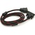 Кабель мультимедійний DVI M to DVI M 1.5m 24+1pin black/red Merlion (YT-DVI(M)/(M)NY/RD-1.5m)