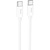 Дата кабель USB-C to USB-C 1.0m Magic silicone PD 60W X87 white HOCO (6931474783264)