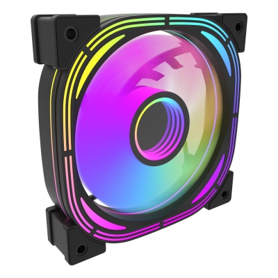 Кулер до корпусу DARKFLASH INF24 3IN1(PWM) BLACK