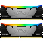 Модуль пам'яті для комп'ютера DDR4 16GB (2x8GB) 3200 MHz Renegate RGB Kingston Fury (ex.HyperX) (KF432C16RB2AK2/16)