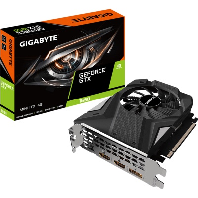 Видеокарта GIGABYTE GeForce GTX1650 4096Mb MINI ITX (GV-N1650IX-4GD)