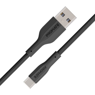 Дата кабель USB 2.0 AM to Type-C xcord-ac.black Promate (xcord-ac.black)