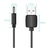 Кабель живлення USB to DC 3.5 1.0m 5V 2A PVC Black Vention (CEXBF)