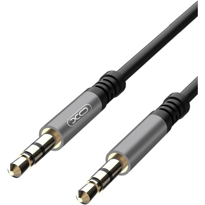 Кабель мультимедійний 3.5mm M to 3.5mm M 1.0m black XO (XO-NB121)