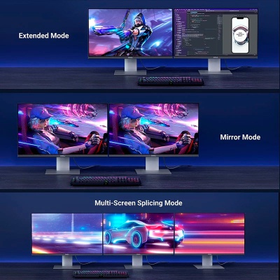 Кабель мультимедійний DisplayPort M to DisplayPort M 1.0m V1.4 8K60Hz DP120 black Ugreen (25903)