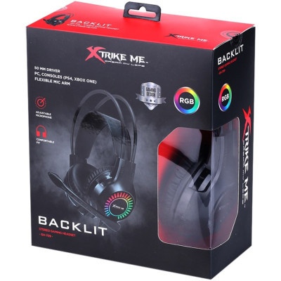 Навушники Xtrike ME GH-709 RGB Black (GH-709)