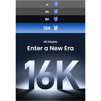 Кабель мультимедійний DisplayPort M to DisplayPort M 3.0m 16K DP118 black UGREEN (25862)