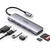 Концентратор Ugreen USB-C to 3xUSB 3.0 + HDMI + SD/TF CM195 gray (70410)