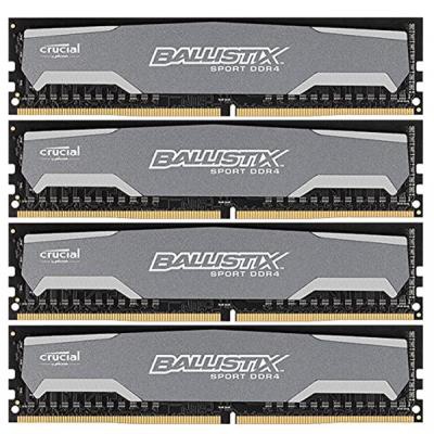 Модуль памяти для компьютера DDR4 32GB (4x8GB) 2400 MHz Ballistix Sport MICRON (BLS4C8G4D240FSA)