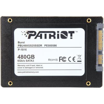 Накопитель SSD 2.5' 480GB Patriot (PBU480GS25SSDR)