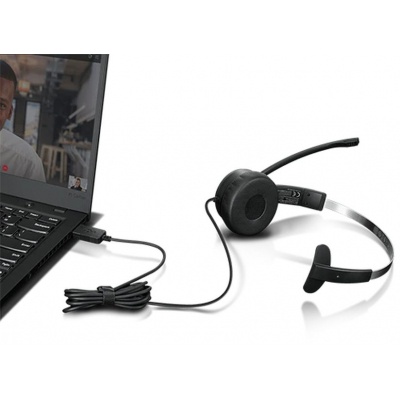 Наушники Lenovo 100 Mono USB Headset (4XD1B61617)
