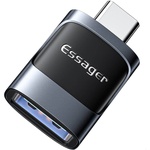 Перехідник OTG USB 3.0 AF to USB-C gray Essager (EZJAC-XL01)