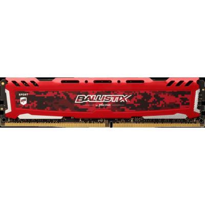 Модуль памяти для компьютера DDR4 16GB 3200 MHz Ballistix Sport Red MICRON (BLS16G4D32AESE)