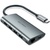 Концентратор Ugreen USB3.0 Type-C to USB 3.0x3/HDMI/RJ45/SDTF/PD CM121 (50538)