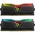 Модуль памяти для компьютера DDR4 16GB (2x8GB) 3200 MHz Super Luce Black RGB LED GEIL (GLC416GB3200C16ADC)