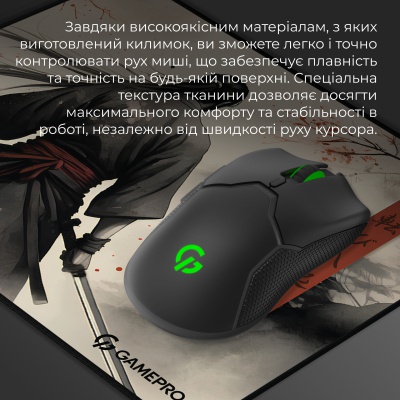 Килимок для мишки GamePro Speed/Control Gray (MP145GS)