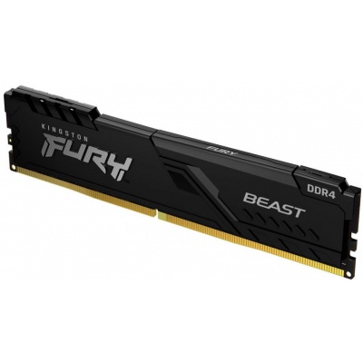 Модуль пам'яті для комп'ютера DDR4 16GB 3200 MHz Beast Black Kingston Fury (ex.HyperX) (KF432C16BB/16)