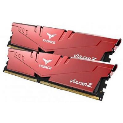 Модуль памяти для компьютера DDR4 16GB (2x8GB) 3200 MHz T-Force Vulcan Z Red Team (TLZRD416G3200HC16CDC01)