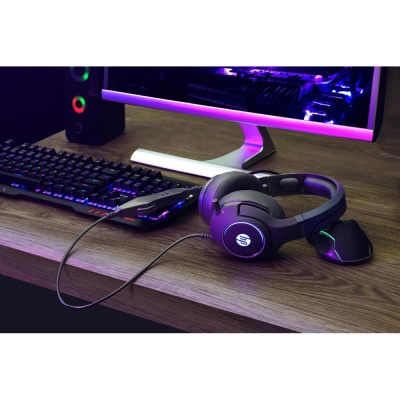 Навушники HP DHE-8003 Gaming 7.1 Sound RGB USB Black (DHE-8003)