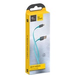 Дата кабель USB 2.0 AM to Micro 5P 1.0m Color Auqamarin Florence (FDC-M1-2A)