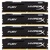 Модуль памяти для компьютера DDR4 32GB (4x8GB) 2400 MHz Fury Black Kingston (HX424C15FBK4/32)