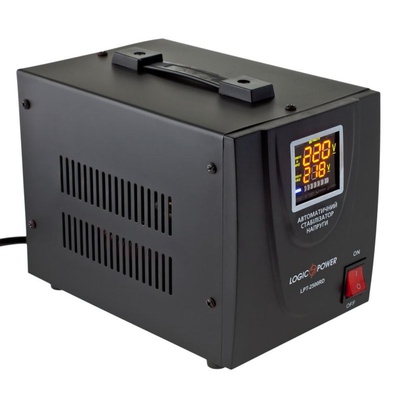 Стабилизатор LogicPower LPT-2500RD Black (4438)