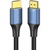 Кабель мультимедійний HDMI M to HDMI M 2.0m 8K cotton braided blue Vention (ALGLH)