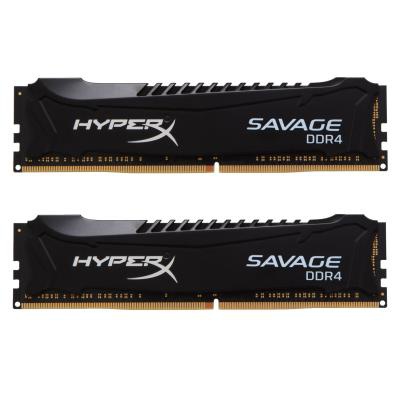 Модуль памяти для компьютера DDR4 16GB (2x8GB) 2800 MHz HyperX Savage BLACK Kingston (HX428C14SB2K2/16)