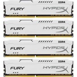 Модуль памяти для компьютера DDR4 32GB (4x8GB) 2666 MHz HyperX FURY White Kingston (HX426C16FW2K4/32)