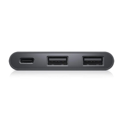 Переходник USB-C to Dual USB-A with Power Delivery Dell (470-AEGX)