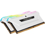 Модуль пам'яті для комп'ютера DDR4 16GB (2x8GGB) 3600 MHz Vengeance RGB Pro SL White Corsair (CMH16GX4M2D3600C18W)