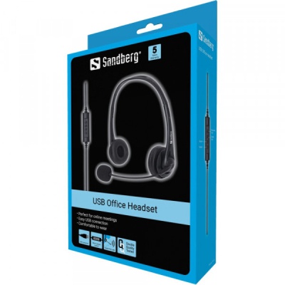 Навушники Sandberg Office USB Black (126-12)