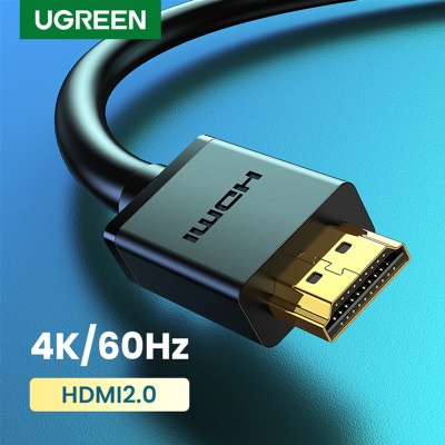 Кабель мультимедійний HDMI to HDMI 3.0m V2.0 Cafule 4K HD104 Ugreen (10108)