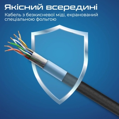 Дата кабель USB-C to Lightning cablekit-ci Promate (cablekit-ci)