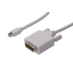 Кабель мультимедийный miniDisplayPort to DVI 24+1 3.0m Digitus (AK-340305-030-W)