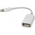 Дата кабель APL-OTG Lighting(M)—USB(F), 8см, blister Defender (87657)
